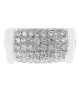 Pave Diamond Dome Style Ring in White Gold